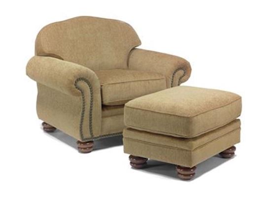 Bexley Chair & Ottoman 8648-10-08 from Flexsteel furniture