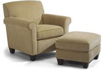Dana Fabric Chair & Ottoman 5990-10 from Flexsteel