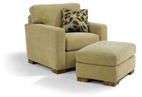 Flexsteel Bryant Fabric Chair & Ottoman 7399-10 from Flexsteel furniture