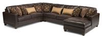Port Royal Leather Sectional 1373-Sect from Flexsteel
