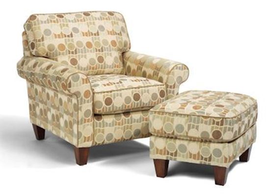 Westside Fabric Chair & Ottoman 5979-10-08 from Flexsteel