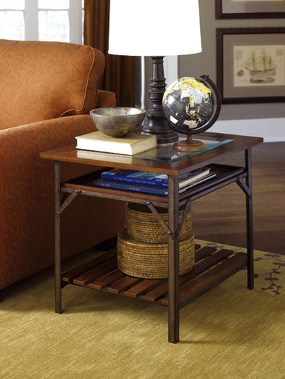 Picture of MERCANTILE Rectangular End Table -KD     