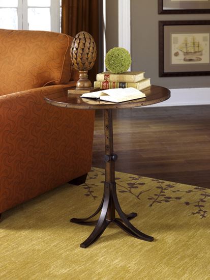 Picture of MERCANTILE Round Adjustable Accent Table -KD          
