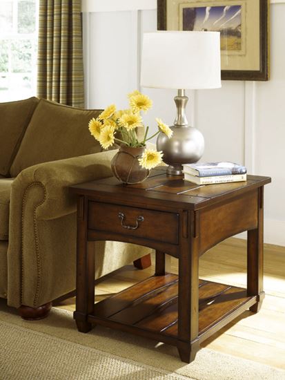 Picture of TACOMA Rectangular Drawer End Table -KD                  