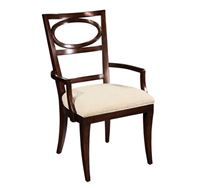 Picture of Central Park Oval Back Arm Chair