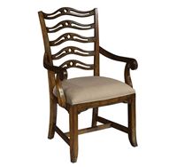 Picture of Vintage European Ladder Back Arm Chair