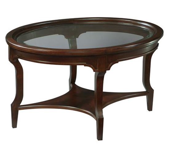 Picture of New Traditions Oval Glass Coffee Table