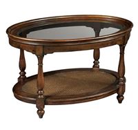 Picture of Vintage European Oval Coffee Table