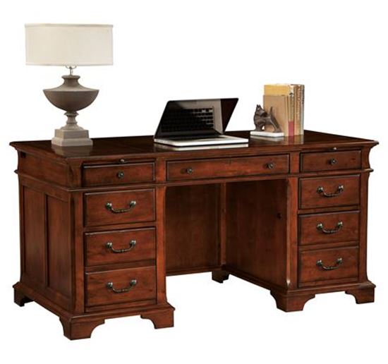 Picture of Weathered Cherry Junior Executive Desk