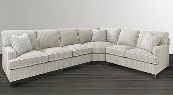 Picture of Custom Upholstery Medium Curved Corner Sectional