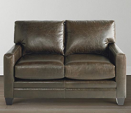 Picture of Custom Leather Ladson Loveseat