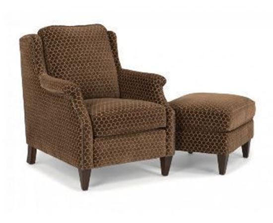 Zevon Fabric Chair & Ottoman 5633-10 from Flexsteel