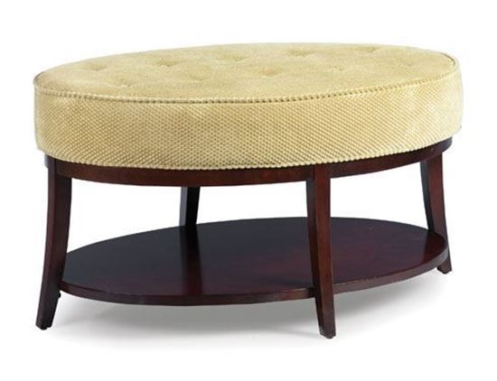 Picture of 1618-20  Oval Cocktail Ottoman