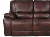 Picture of Vail Burnt Sienna Leather Loveseat