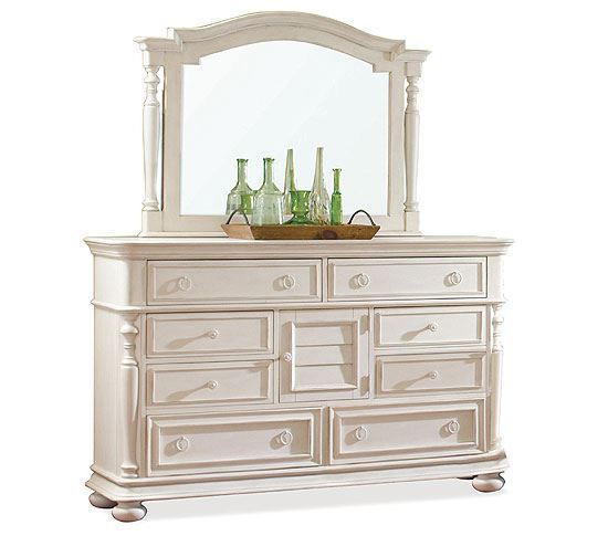 Picture of Placid Cove Door Dresser with Arched Mirror