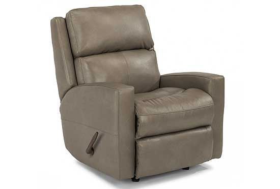 Catalina Swivel Leather Gliding Recliner 3900-53 by Flexsteel