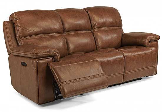 Fenwick Power Reclining Leather Sofa 1659-62PH by Flexsteel