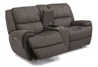Nance Power Reclining Loveseat with Console 1178-64PH by Flexsteel