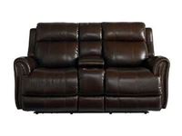 Club Level Marquee Leather Power Reclining Loveseat - 3703-P42