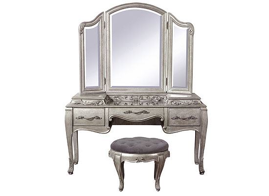 Picture of Rhianna Vanity with Mirror and Stool