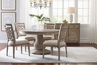 Vista Dining collection with Largo Round dining table by American Drew