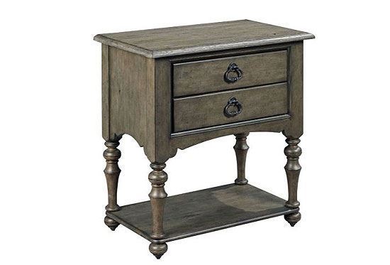 Picture of Tyler Two Drawer Open Nightstand