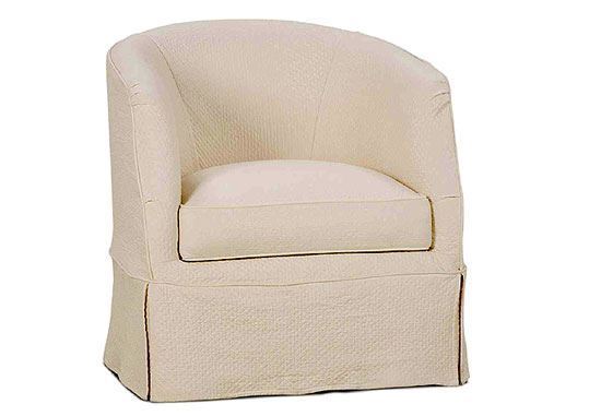 Picture of Ava Slipcover Swivel Chair