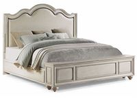 Harmony King Upholstered Storage Bed W1070-90sK form Flexsteel furniture