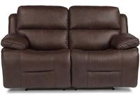 Apollo Reclining Leather Loveseat with Power Headrest (91849-60PH) by Flexsteel furniture