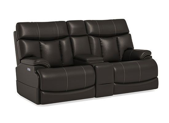 Clive Power Reclining Loveseat with Console 1594-64PH from Flexsteel furniture