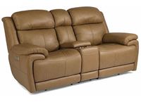 Elijah Power Reclining Loveseat with Console 1465-64PH from Flexsteel furniture