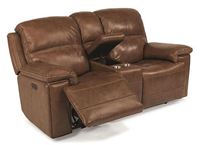 Fenwick Power Reclining Loveseat with Console 1659-64PH from Flexsteel furniture