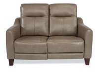 Forte Power Reclining Leather Loveseat with Power Headrests 1197-60PH from Flexsteel furniture