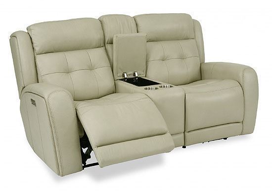 Grant Reclining Loveseat with Console (1480-64PH) by Flexsteel furniture