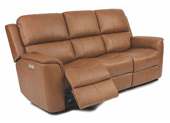 Henry Power Reclining Sofa with Power Headrests and Lumbar 1041-62PH from Flexsteel