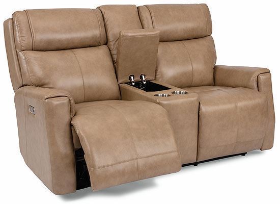 Picture of Holton Power Reclining Loveseat with Console and Power Headrests 1836-64PH