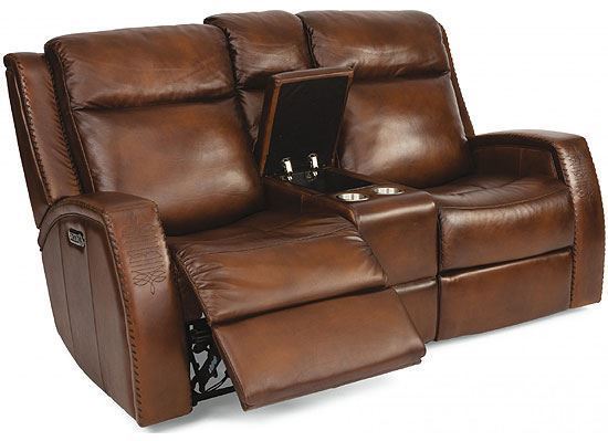 Picture of Mustang Reclining Loveseat with Console (1873-64PH)