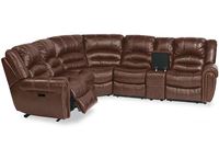 Picture of Town Leather Reclining Sectional with Power Headrest (1010-SECTPH)