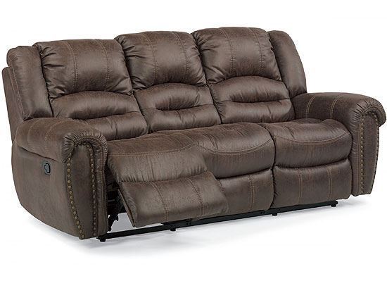 Picture of Town Leather Reclining Sofa (1010-62)