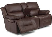 Picture of Apollo Reclining Leather Loveseat with Power Headrest (91849-60PH)