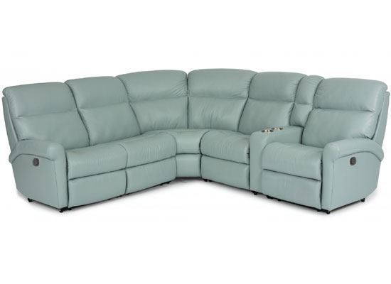 Davis Leather Reclining Sectional (3902-SECT) by Flexsteel furniture