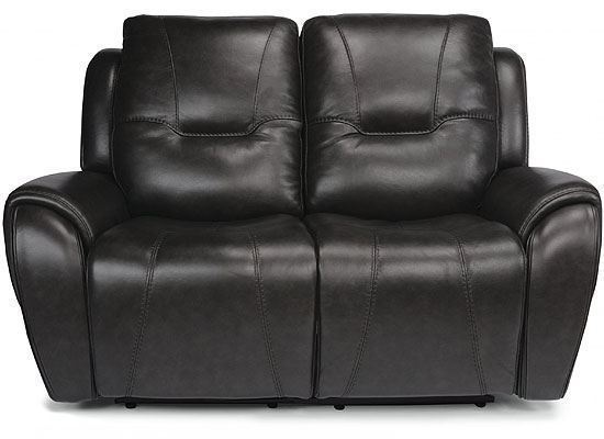 Trip Reclining Loveseat with Power Headrests (1134-60PH) by Flexsteel furniture