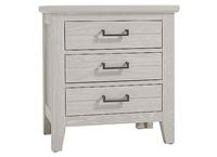 Passageways 3-drawer Nightstand with an Oyster finish
