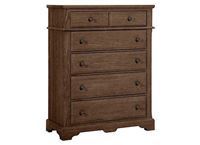 Heritage 5-drawer Chest in a Cobblestone Oak finish from Artisan & Post