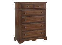 Heritage 5-drawer Chest in an Amish Cherry finish from Artisan & Post
