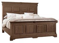 Heritage Mansion Bed in a Cobblestone Oak finish from Artisan & Post