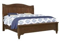 Heritage sleigh Bed with an Amish Cherry finish from Artisan & Post