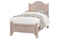 Bungalow Home Arched Bed Twin & Full with a Dover Grey finish