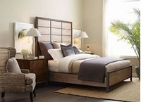 AD Modern Synergy Bedroom Collection with Martix Panel Bed by American drew furniture