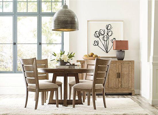 Skyline Dining Room Collection with Knox round dining table  from American Drew
